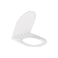 Vado Cameo Slimline Round Toilet Seat for Back To Wall Toilet - White