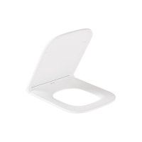 Vado Cameo Slimline Soft-Square Toilet Seat For Wall Hung & Back to Wall Toilet - White