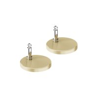 Vado Cameo Toilet Seat Hinge Cover Plate - Satin Brass