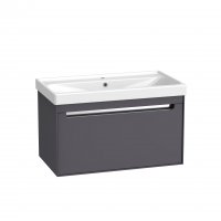 Tavistock Acumen 800mm Wall Mounted Vanity Unit & Basin - Storm Grey