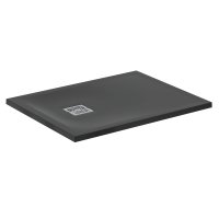 Ideal Standard Ultra Flat S+ 900 x 700mm Black Rectangular Shower Tray