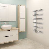 Zehnder Studio Collection Chime Towel Warmer 1000 x 500mm - Stainless Steel
