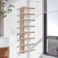 Zehnder Studio Collection Chime Towel Warmer 1000 x 500mm - Brushed Brass