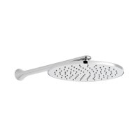 Vado Arrondi 250mm Round Shower Head with Shower Arm