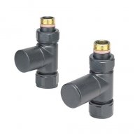 Zehnder Manual Straight Valve Set 26 - Volcanic