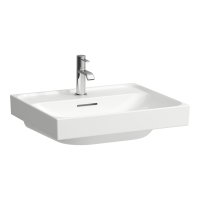 Laufen Meda 550mm Basin - 1 Tap Hole - White