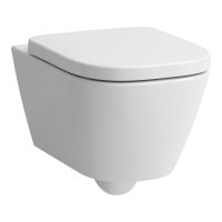 Laufen Meda Rimless Wall-Hung Toilet with Silent Flush - White