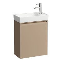 Laufen Meda 460mm Compact 1 Door Right Hand Vanity Unit - Cappuccino