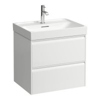 Laufen Meda 600mm 2 Drawer Vanity Unit - Matt White