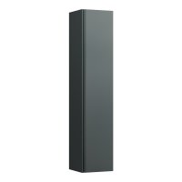 Laufen Meda 1650 x 335mm Tall cabinet with 1 Right Hand Door - Traffic Grey