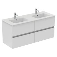 Ideal Standard Eurovit+ 120cm Wall Mounted Vanity Unit with 4 Drawers - Gloss White