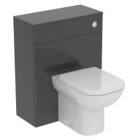 Ideal Standard Eurovit+ 65cm Toilet Unit - Mid Grey