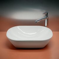 Laufen Lua 500 x 350mm Long Oval Bowl Washbasin Without Overflow