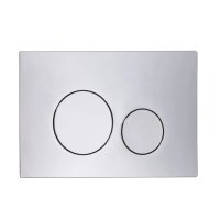 Tavistock Circles Flush Plate - Chrome
