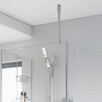Roman Haven Select Square Ceiling Brace Kit - Polished Chrome