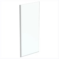 Ideal Standard i.life 900mm Wetroom Panel with Bottom Profile - Bright Silver