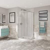 Coram Optima 6 900mm Quadrant Shower Enclosure - Chrome