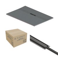Abacus Elements Linear Uno 1600 x 900mm Complete Tray Kit with Fittings (Offset Drain) - Matt Anthracite
