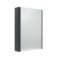Tavistock Compass 500mm Mirrored Wall Cabinet - Storm Grey