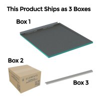 Abacus Elements 1200 x 950mm Infinity 1200 x 950mm Tray Kit Left Hand Includes full Installation Kit