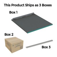 Abacus Elements 1200 x 950mm Infinity 1200 x 950mm Tray Kit Right Hand Includes full Installation Kit