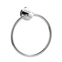 Scudo Delta Wall-Mounted Towel Ring - Chrome