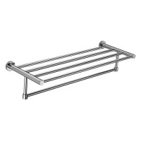 Scudo Delta Wall-Mounted Bath Towel Shelf - Chrome