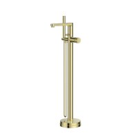 Scudo KOKO Freestanding Bath/Shower Mixer - Brushed Brass