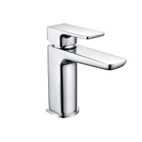 Scudo Muro Basin Mono Mixer - Chrome