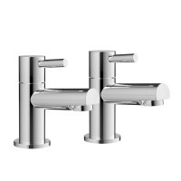 Scudo Premier Bath Taps (Pair) - Chrome