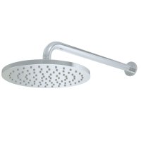Scudo Core Round Shower Head & Arm - Chrome