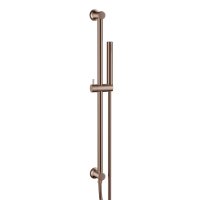 Scudo Riser Rail & Handset Including Hose - Brushed Bronze