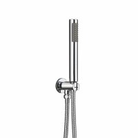 Scudo Round Shower Hose & Head - Chrome