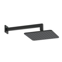 Scudo Square Shower Arm & Head - Matt Black