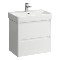 Laufen Base 2.0 600 x 360mm 2 Drawer Vanity Unit (for Pro S Basin) - Gloss White