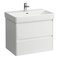 Laufen Base 2.0 700 x 450mm 2 Drawer Vanity Unit (for Pro S Basin) - Gloss White