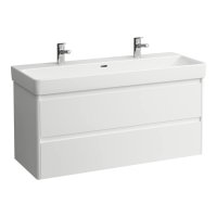 Laufen Base 2.0 1200 x 450mm 2 Drawer Vanity Unit (for Pro S Basin) - Matt White