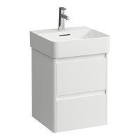 Laufen Base 2.0 450 x 400mm 2 Drawer Vanity Unit (for VAL Basin) - Matt White