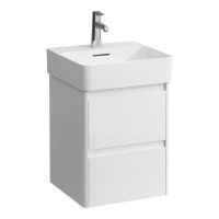 Laufen Base 2.0 450 x 400mm 2 Drawer Vanity Unit (for VAL Basin) - Gloss White