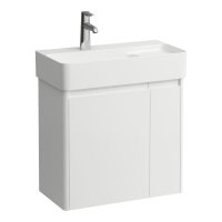 Laufen Base 2.0 600 x 400mm 2 Door Vanity Unit (for VAL Basin) - Matt White