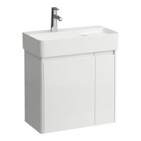 Laufen Base 2.0 600 x 400mm 2 Door Vanity Unit (for VAL Basin) - Gloss White