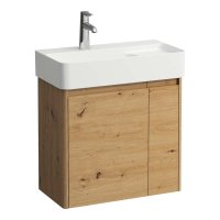 Laufen Base 2.0 600 x 400mm 2 Door Vanity Unit (for VAL Basin) - Wild Oak