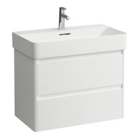 Laufen Base 2.0 750 x 400mm 2 Drawer Vanity Unit (for VAL Basin) - Matt White
