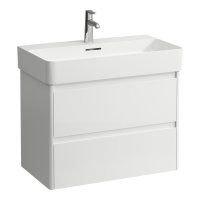 Laufen Base 2.0 750 x 400mm 2 Drawer Vanity Unit (for VAL Basin) - Gloss White