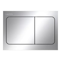 Laufen Ineo Air Dual Flush Plate - Chrome