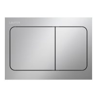 Laufen Ineo Air Dual Flush Plate - Matt Chrome