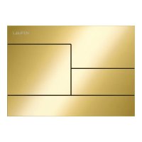 Laufen Ineo Skyline Dual Flush Plate - Gold