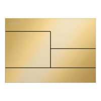 Laufen Ineo Skyline Dual Flush Plate - Matt Gold
