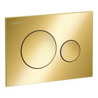 Laufen Ineo Moon Dual Flush Plate - Gold