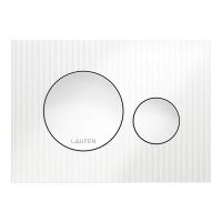 Laufen Ineo Moondance Dual Flush Plate - Titanium Matt Black